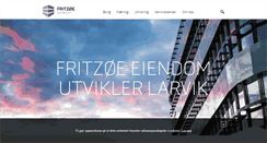 Desktop Screenshot of eiendom.fritzoe.no